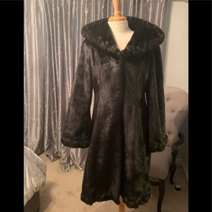 Fur winter coat